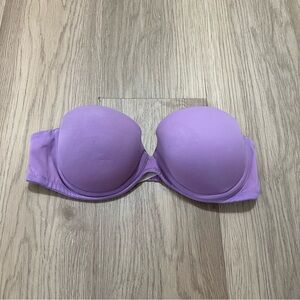 Hanes Purple Strapless Bra - 34C